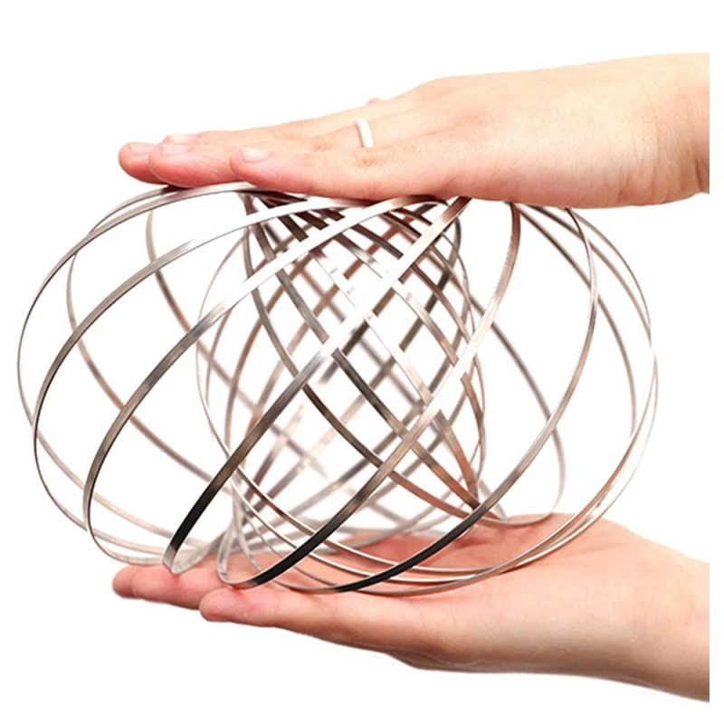 Магическа обемна плъзгаща се гривна TOROFLUX Ring 180508, Анти Стрес, Метална, 13см